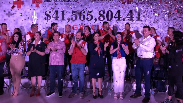 Juntos alcanzan la meta de Cruz Roja Delegación Sinaloa