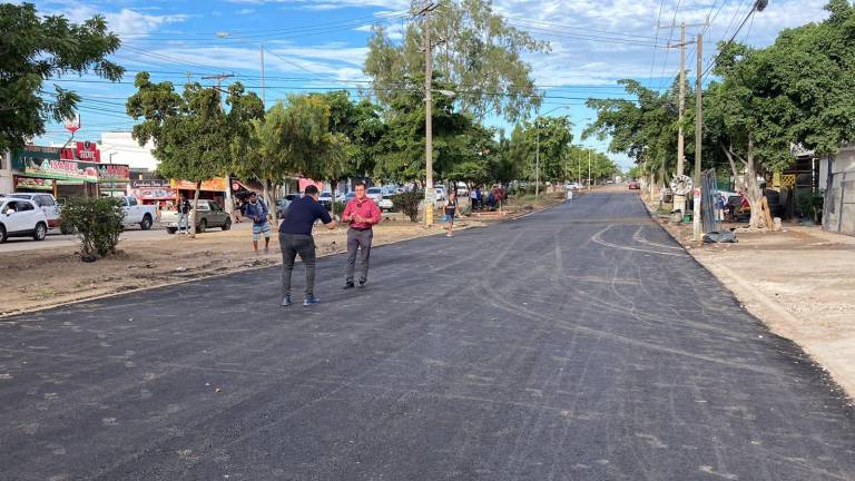 La reposición de drenaje en la Avenida Jacarandas ya está terminada.