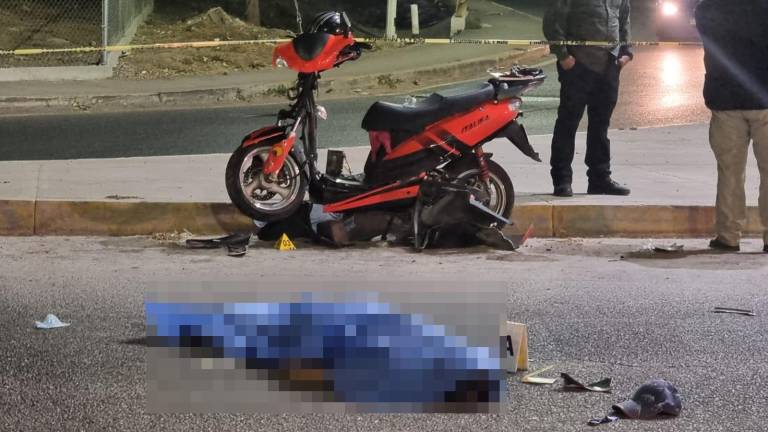 Muere motociclista en choque en La Costerita, en Culiacán