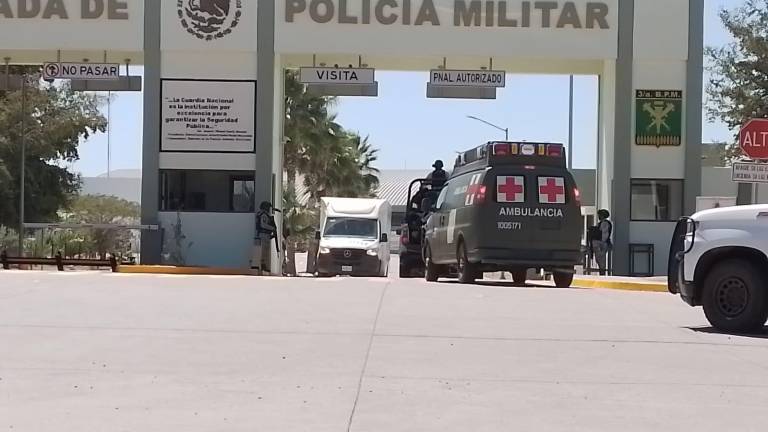 Los hechos se dieron en el interior del campo militar El Sauz, de la sindicatura de Costa Rica, Culiacán.