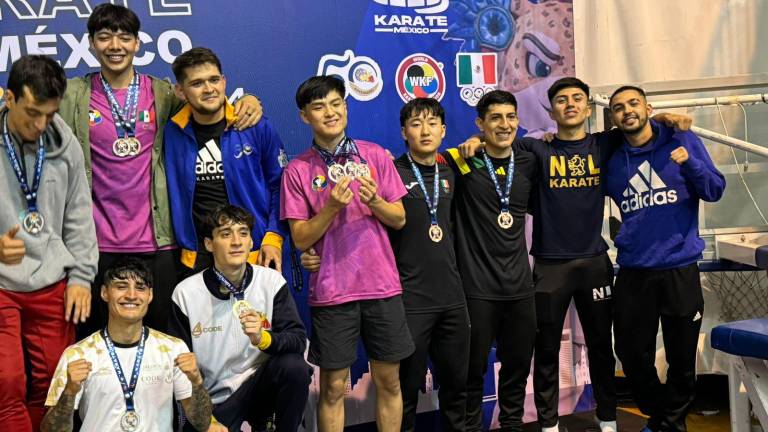 Regresan karatecas mazatlecos con nueve medallas del Open Guadalajara 2024