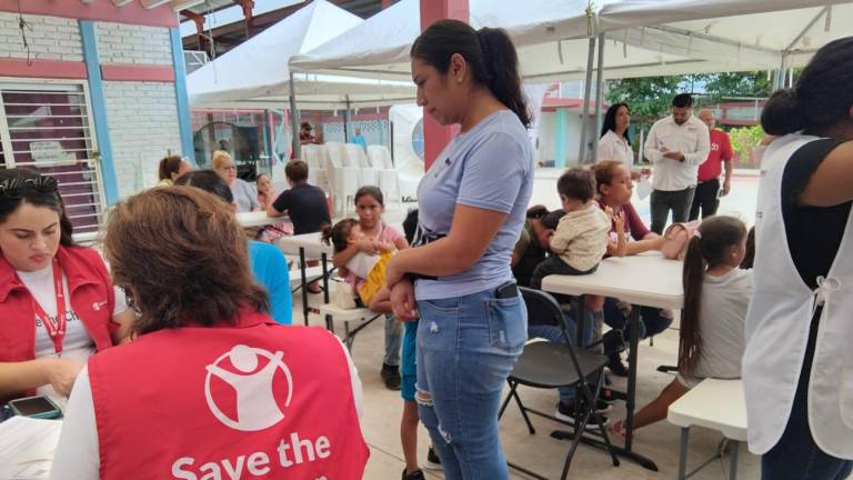 En Villa Unión la organización Save the Children puso en operación un comedor comunitario.