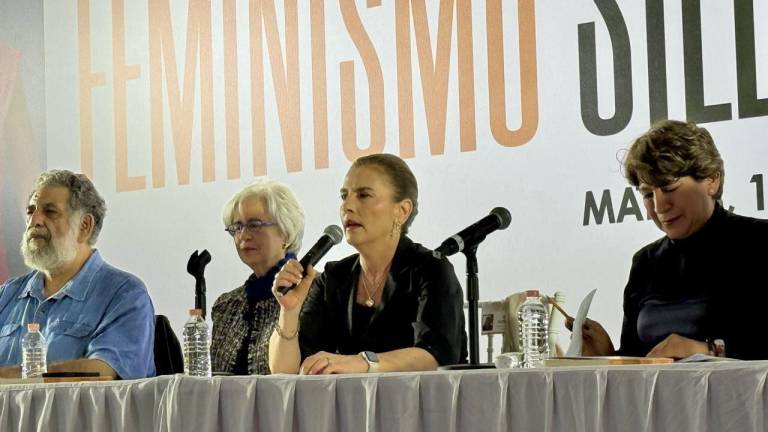 Beatriz Gutiérrez Müller, esposa del presidente de la República, Andrés Manuel López Obrador, presentó su libro ‘Feminismo Silencioso’.