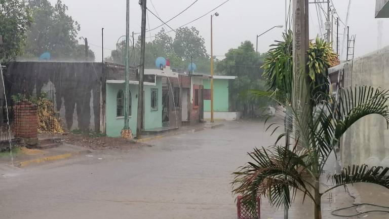 Las lluvias cayeron este sábado en Rosario.