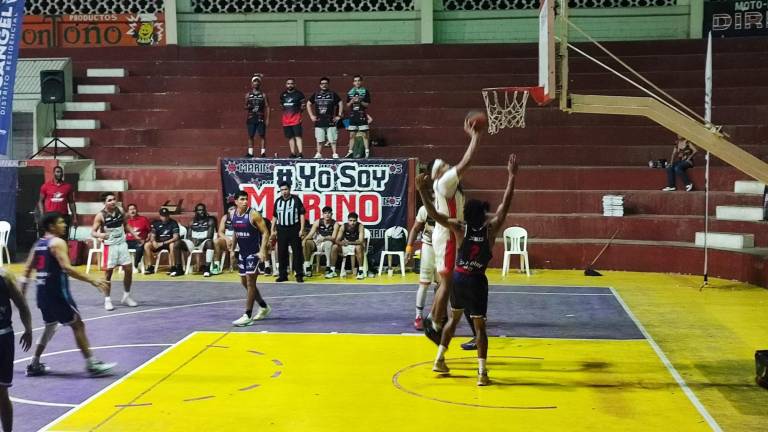 Marinos Basketball deja ir victoria ante Coras Xalisco, en Escuinapa