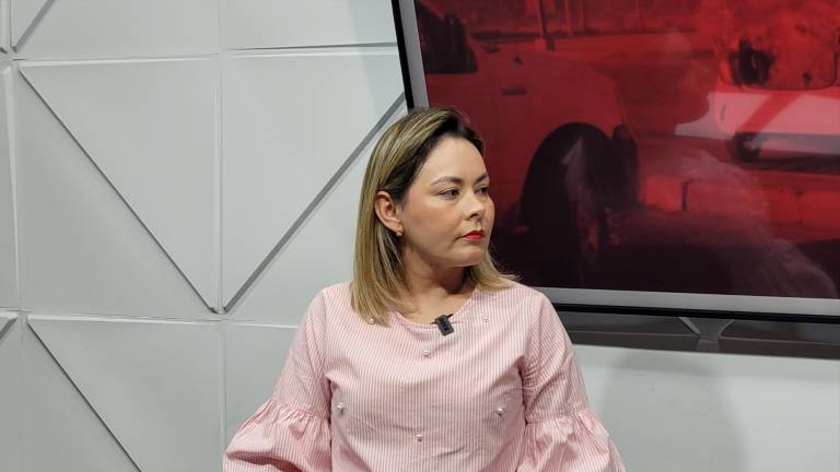 Yeraldine Bonilla, presidenta de la Mesa Directiva del Congreso de Sinaloa, en Noticiero Noroeste.