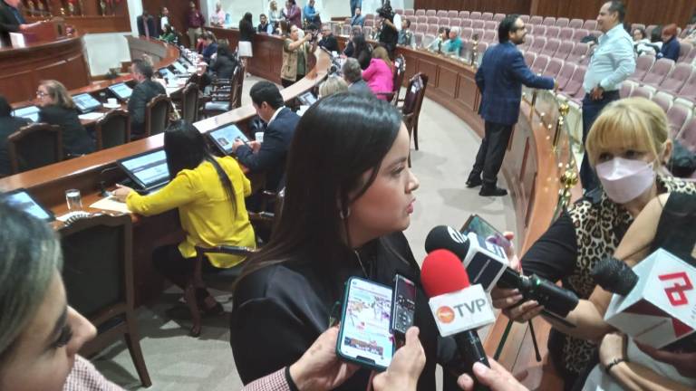 Cinthia Valenzuela, coordinadora de los Diputados del PRI en el Congreso del Estado.