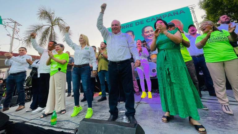 El candidato realizó su cierre de campaña.