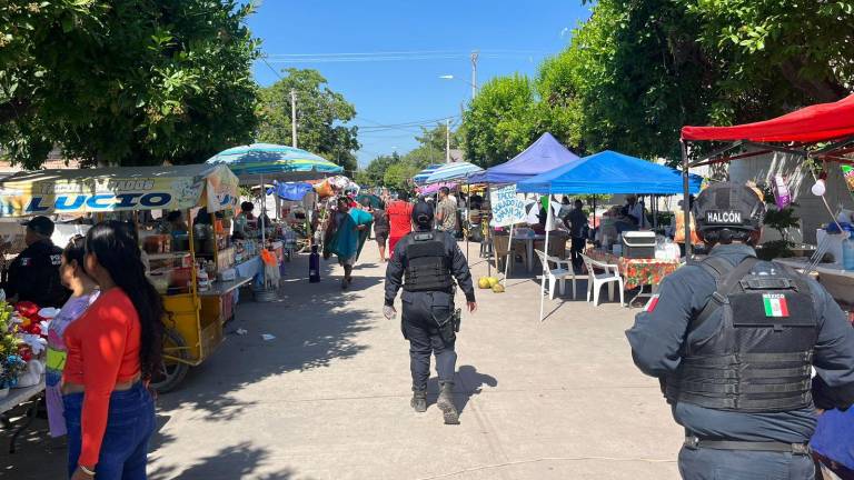 Operativo implementado para resguardar a la población durante Halloween y Día de Muertos en Escuinapa.