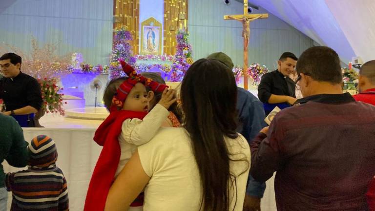 Festividad de la Virgen de Guadalupe reúne a fieles en Culiacán