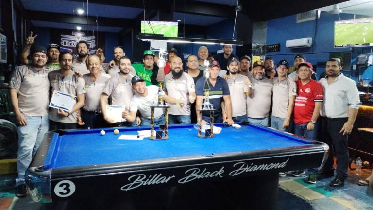 Culmina con éxito Torneo de Billar Bola 9 en Black Diamond