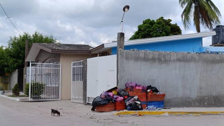 Ahora en la Ampliación Juárez, en Escuinapa, siguen sin pasar camiones recolectores de basura