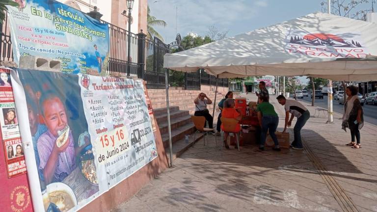 El colectivo busca reunir alimentos para los más de 100 niños y niñas estudiantes de cuatro comunidades del municipio de Sinaloa.