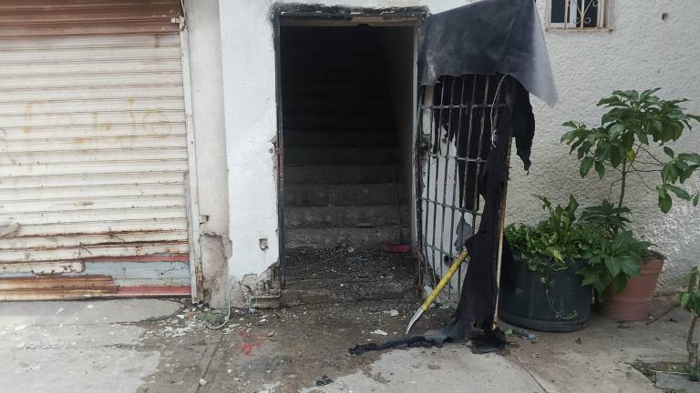 Reportan explosión en domicilio en Culiacán y resulta en casa baleada