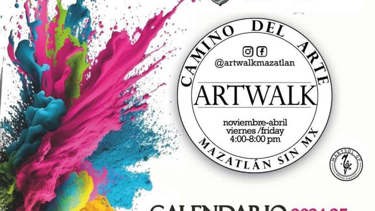 Artwalk inicia el viernes 1 de noviembre, en las calles del Centro Histórico de Mazatlán.