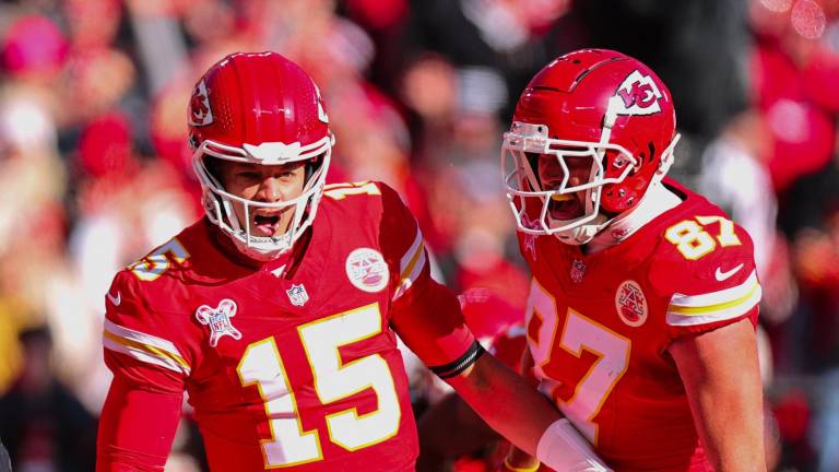 Los Kansas City Chiefs están a una victoria de asegurar el primer lugar de la Conferencia Americana.