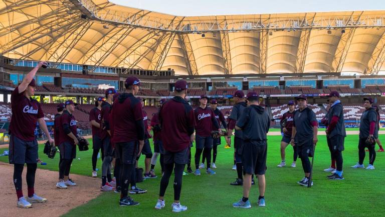 Tomateros de Culiacán ya tienen una semana con prácticas de pretemporada.