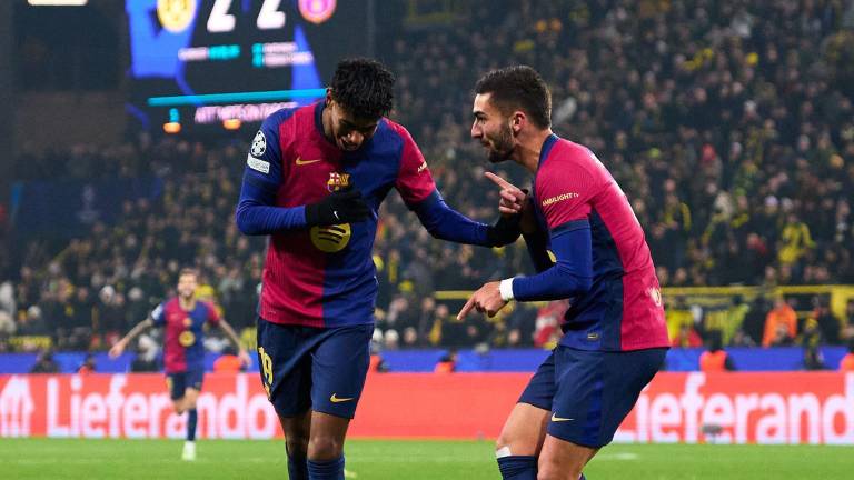 Barcelona derrota por 3-2 al Borussia Dortmund.