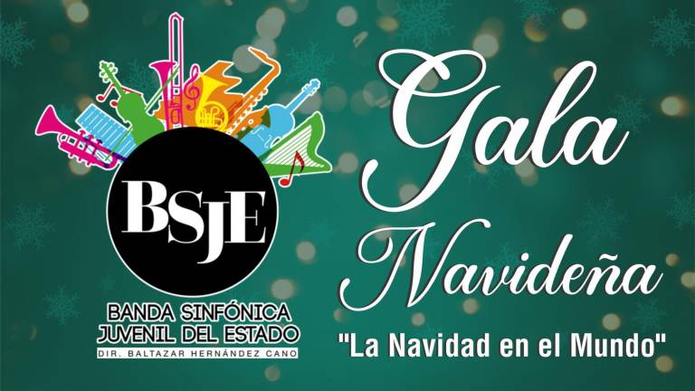 La Gala Navideña de la Banda Sinfónica será en el Ágora Rosario Castellanos.