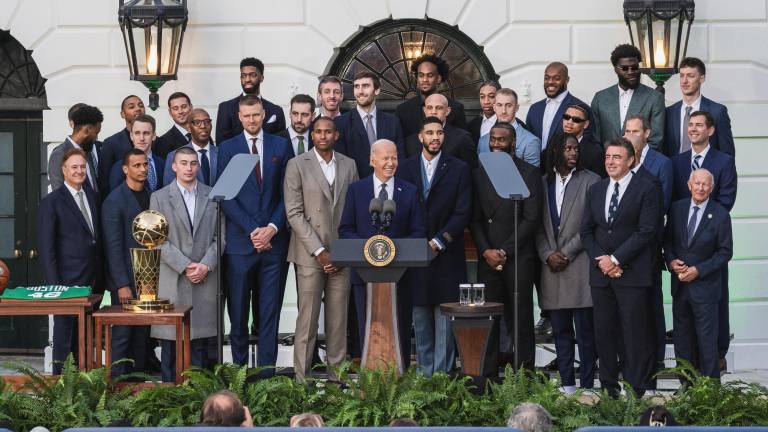 La Casa Blanca celebra el campeonato de los Celtics con una visita especial