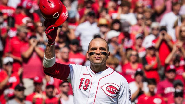 Joey Votto culmina esta temporada su contrato de 10 años con los Rojos de Cincinnati.