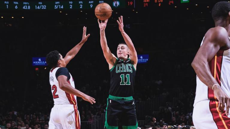 Payton Pritchard fue un efectivo revulsivo para el triunfo de los Celtics.