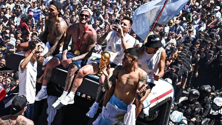 Los incidentes durante la celebración de la Selección de Argentina no quedaron al margen.