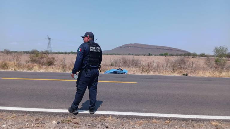 Una mujer fue atropellada en la carretera, en la comunidad de Higueras de Abuya, al sur de Culiacán.