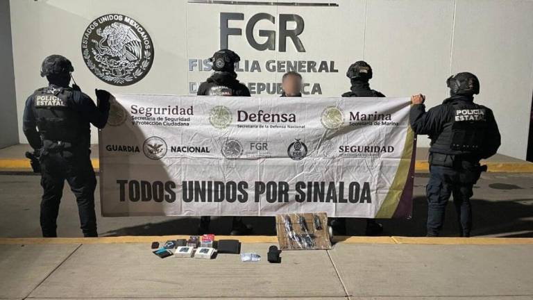 Corporaciones reportan la detención de un hombre armado en Culiacán.