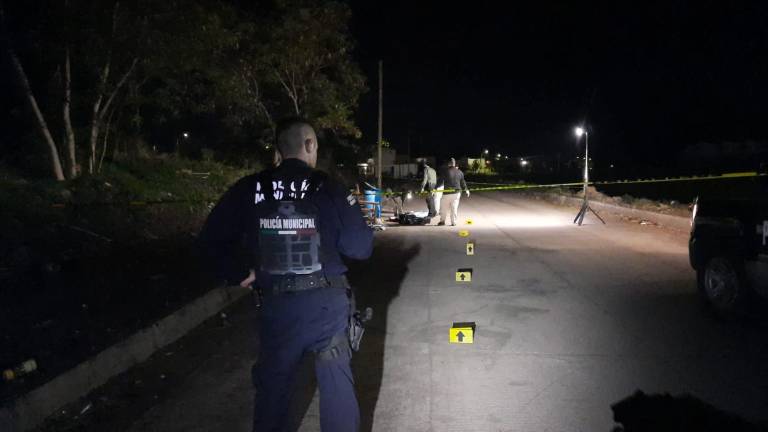 Zona de Urbi Villas, al norte de Culiacán, donde encontraron a un hombre asesinado.