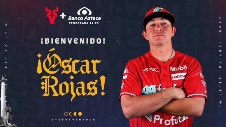 Venados de Mazatlán adquiere a relevista Óscar Rojas