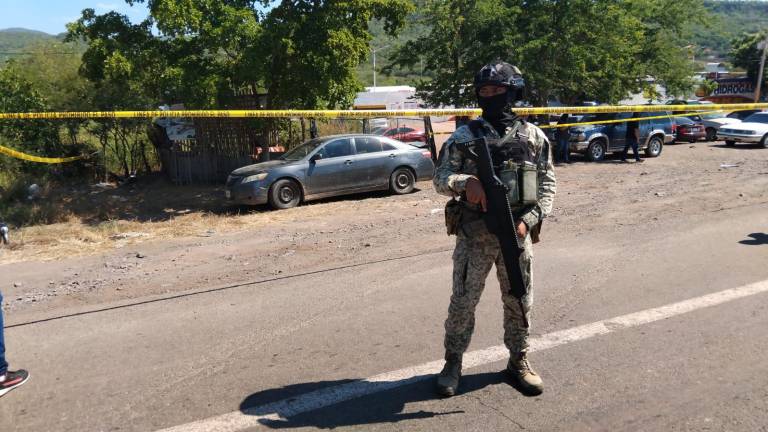 Reportan cuatro muertos, una osamenta y enfrentamiento en Elota, en hechos violentos de Sinaloa este lunes