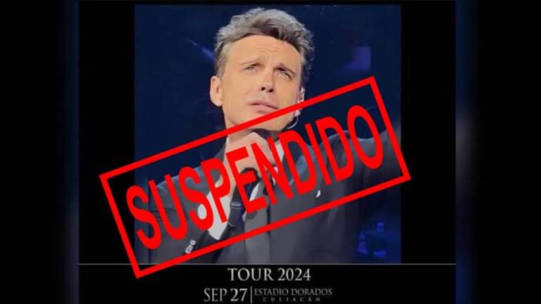 Cancelan concierto de Luis Miguel en Culiacán