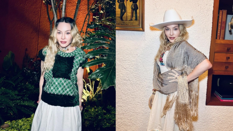 Madonna muestra algunos vestidos dejando ver su admiración por Frida Kahlo.