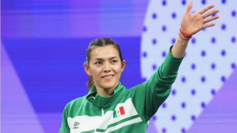 María del Rosario Espinoza, ganadora del Premio Estatal del Deporte de Sinaloa con la selección mexicana de para taekwondo.