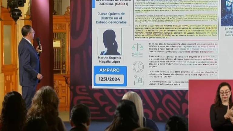 En conferencia de prensa presidencial, Luis Rodríguez, Subsecretario de Seguridad Pública de la SSPC, mencionó el amparo 1251/2024 y la suspensión concedida por la Jueza Martha Eugenia Magaña.