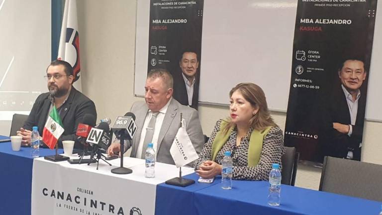 Sergio Antonio Álvarez Torres, presidente de Canacintra Culiacán comparte los detalles de la conferencia.