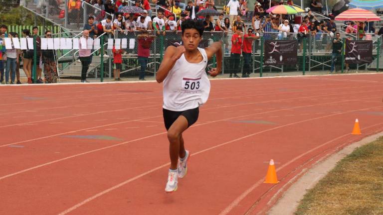 La pista de atletismo de la Unidad Deportiva Benito Juárez fue la sede del evento.