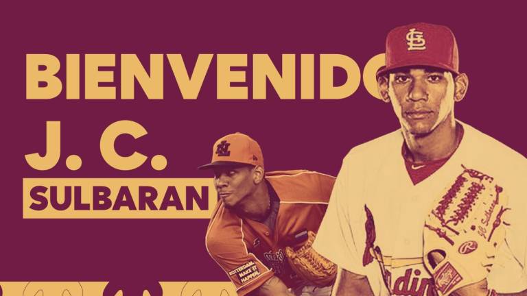 JC Sulbarán se vestirá de guinda en la Liga Mexicana del Pacífico.