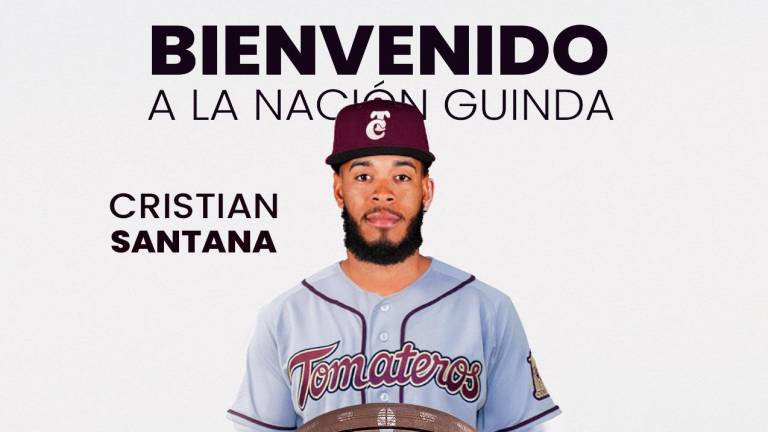 El dominicano Cristian Santana es el quinto refuerzo extranjero de Tomateros de Culiacán.