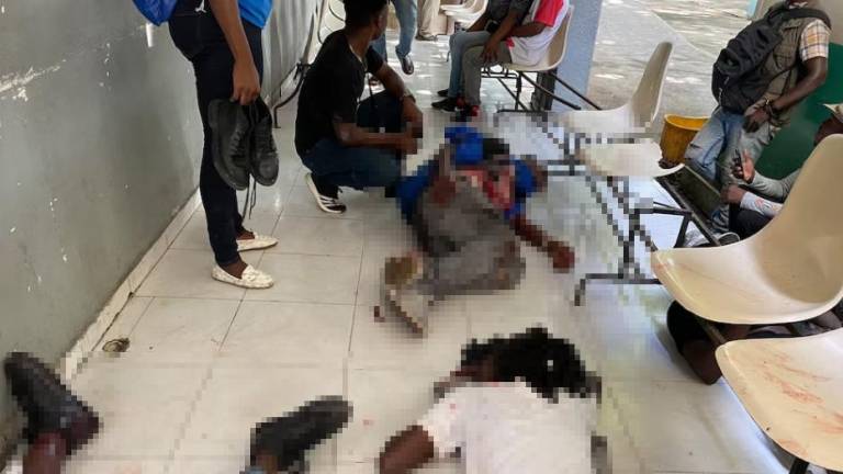 Las personas heridas fueron atendidas en otro centro hospitalario.