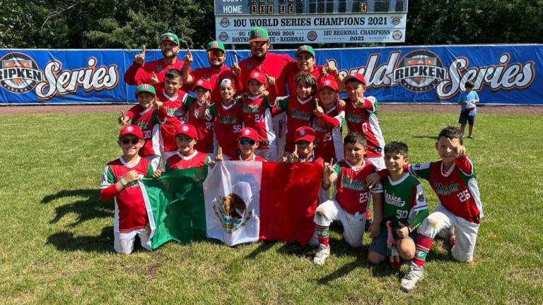 Con aporte de mazatlecos, México U8 se corona en la Cal Ripken World Series