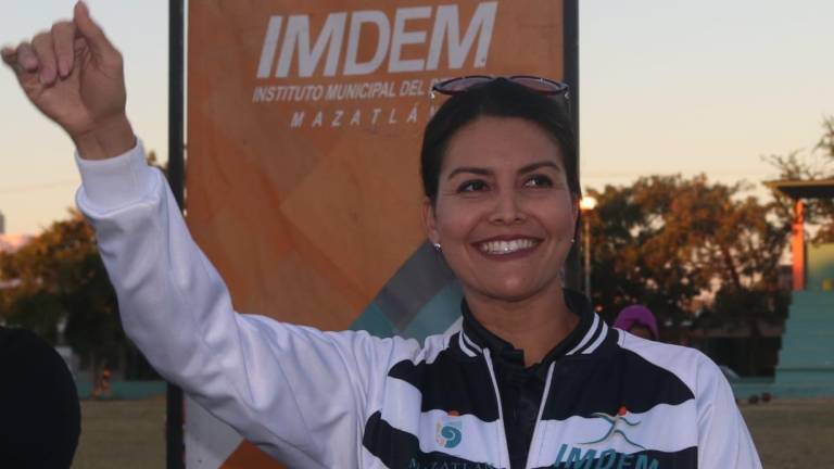 Fabiola Verde, directora del Imdem, anunció la inversión de 200 millones de pesos para la insfraestructura del deporte en Mazatlán.