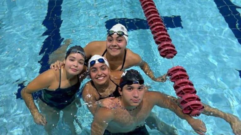 Los cuatro nadadores mazatlecos se reportaron listos para buscar las medallas en los Nacionales Conade.