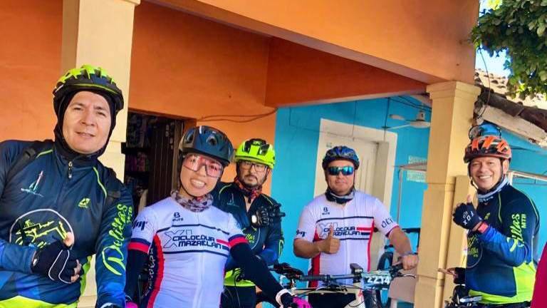 Pedalistas disfrutan del Ciclotour Mazatlán 2021