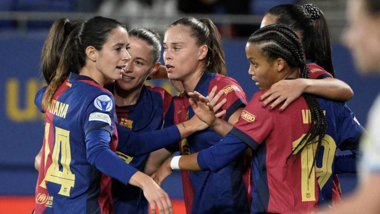 Barcelona le pasó por encima al St Poelten en la Champions Femenil.