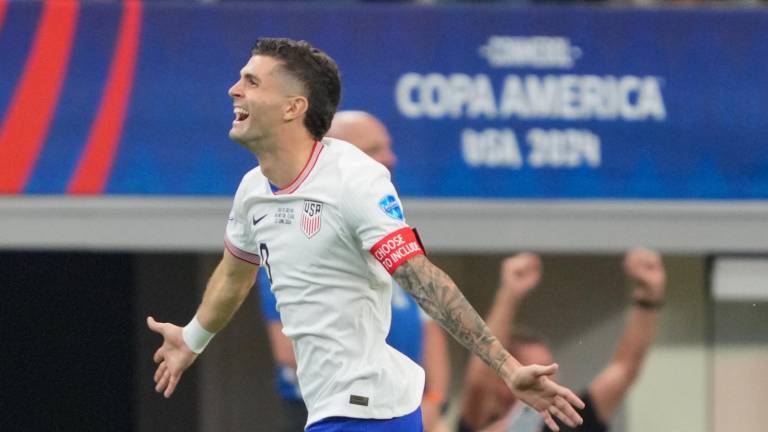 Christian Pulisic celebra su gol.