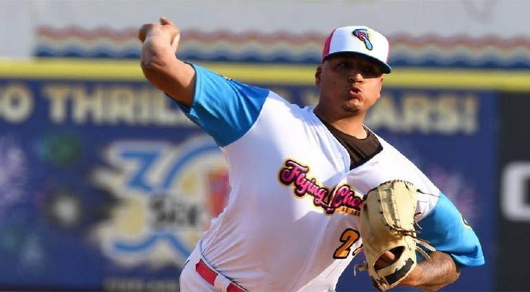 Efraín Contreras logró lanzar su mejor encuentro el pasado domingo para los Reading Fightin Phils.