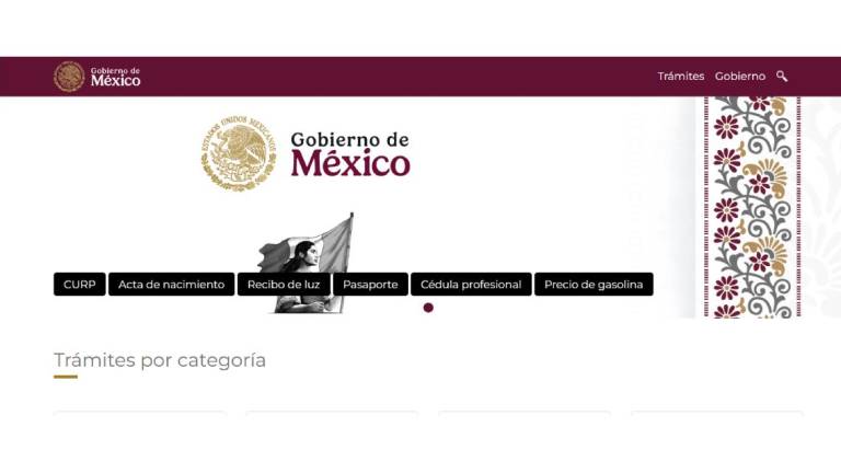 Cambia imagen institucional de sitios web del Gobierno de México