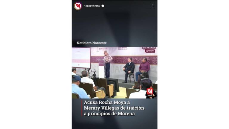 Tatiana Clouthier responde a video donde Rocha Moya acusa a Merary Villegas de traicionar a Morena.